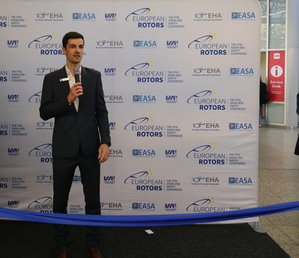 Robin Wendling, Bell Textron’s new European MD is pictured at European Rotors.